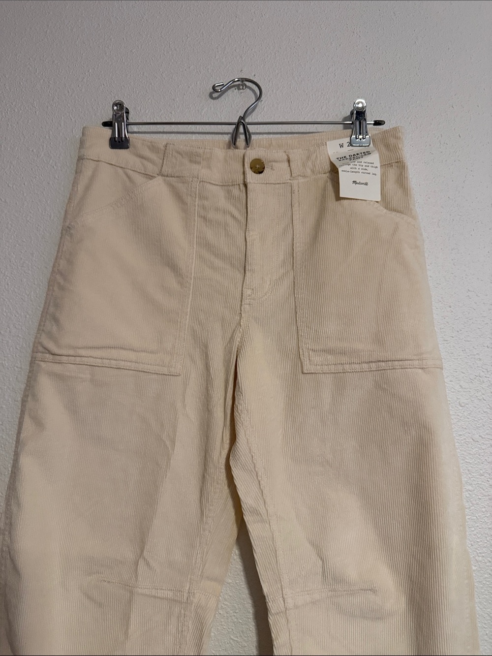 Madewell The Darted Barrel-Leg Utility Pant in Corduroy - Picture 4 of 8